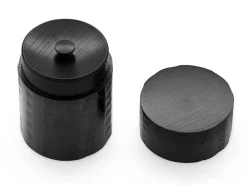ORYOKI Teedosen*Teedose Urushi Nuri, Holz, schwarz, 2 Größen
