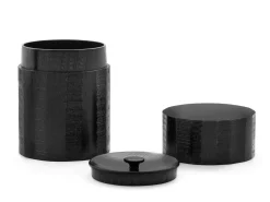 ORYOKI Teedosen*Teedose Urushi Nuri, Holz, schwarz, 2 Größen