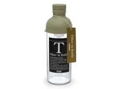 ORYOKI Mizudashi (Tee Kalt Aufgießen)*Teeflasche mit Sieb, HARIO Filter in Bottle, 300 ml, grün