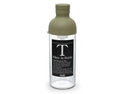 ORYOKI Mizudashi (Tee Kalt Aufgießen)*Teeflasche mit Sieb, HARIO Filter in Bottle, 300 ml, grün