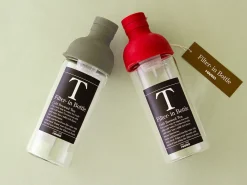 ORYOKI Mizudashi (Tee Kalt Aufgießen)*Teeflasche mit Sieb, HARIO Filter in Bottle, 300 ml, grün