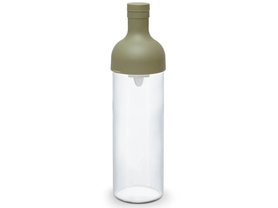 ORYOKI Mizudashi (Tee Kalt Aufgießen)*Teeflasche mit Sieb, HARIO Filter in Bottle, 750 ml, grün