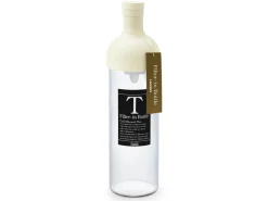 ORYOKI Mizudashi (Tee Kalt Aufgießen)*Teeflasche mit Sieb, HARIO Filter in Bottle, 750 ml, white