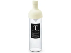 ORYOKI Mizudashi (Tee Kalt Aufgießen)*Teeflasche mit Sieb, HARIO Filter in Bottle, 750 ml, white
