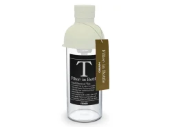 ORYOKI Mizudashi (Tee Kalt Aufgießen)*Teeflasche mit Sieb, HARIO Filter in Bottle, 300 ml, weiß