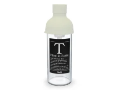 ORYOKI Mizudashi (Tee Kalt Aufgießen)*Teeflasche mit Sieb, HARIO Filter in Bottle, 300 ml, weiß
