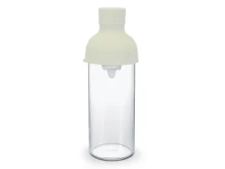 ORYOKI Mizudashi (Tee Kalt Aufgießen)*Teeflasche mit Sieb, HARIO Filter in Bottle, 300 ml, weiß