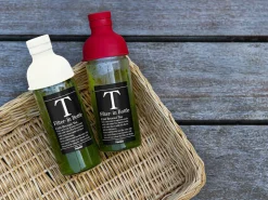 ORYOKI Mizudashi (Tee Kalt Aufgießen)*Teeflasche mit Sieb, HARIO Filter in Bottle, 300 ml, weiß
