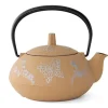ORYOKI Japanische Teekannen|Teekanne Gusseisen*Teekanne Gusseisen CHOCHO, Beige, 0,6 l