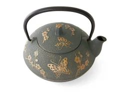 ORYOKI Japanische Teekannen|Teekanne Gusseisen*Teekanne Gusseisen CHOCHO, Bronze, 0,6 l