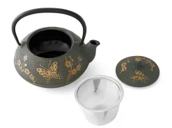 ORYOKI Japanische Teekannen|Teekanne Gusseisen*Teekanne Gusseisen CHOCHO, Bronze, 0,6 l
