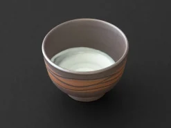 ORYOKI Teeschalen Und Becher|Teegeschirr*Teeschale Akebono Ryusen, Banko Yaki, 60 ml