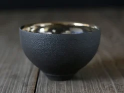 ORYOKI Teeschalen Und Becher*Teeschale Kuro Tsuya