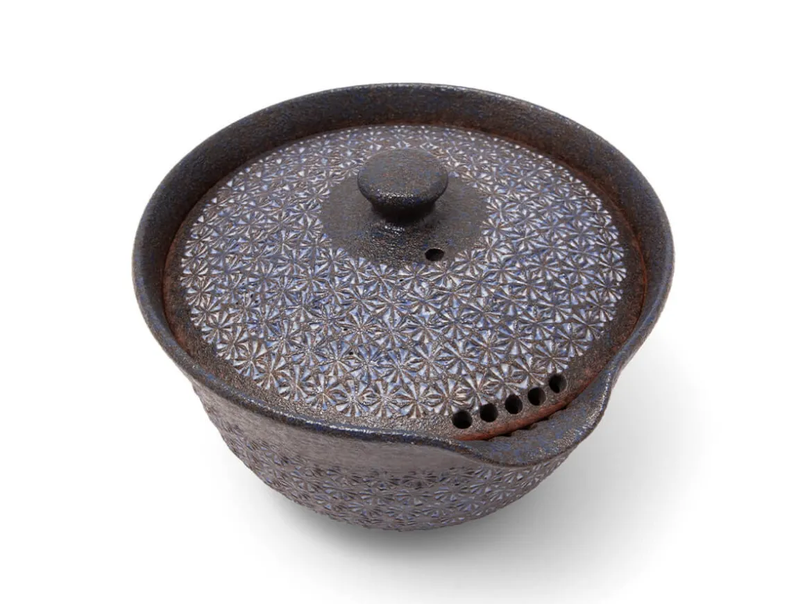 ORYOKI Japanische Teekannen|Teegeschirr*Teeservice Shiboridashi Nanban Mishimazume, 3-teilig