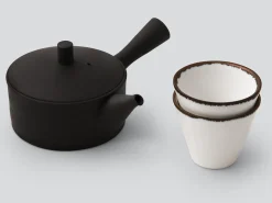 ORYOKI Teeschalen Und Becher|Teegeschirr*Teetasse Senchawan Kuronagasi