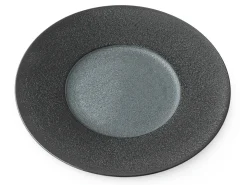 ORYOKI Japanisches Porzellan*Tiefer Teller Homura, schwarz, 3 Größen