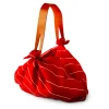 ORYOKI Furoshiki*Umhängetasche Furoshiki Sutoraipu, rot, 70 cm