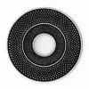 ORYOKI Zubehör*Untersetzer Iwachu Arare, Ø 13.5 cm, Schwarz-Silber