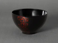 ORYOKI Holzschalen|Lacquerware*Urushi Raku wan Karakusa, 450 ml