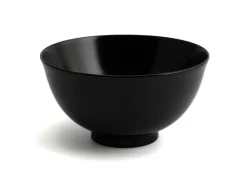 ORYOKI Holzschalen|Lacquerware*Urushi Reisschale Kenro L, schwarz