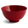 ORYOKI Holzschalen|Lacquerware*Urushi Reisschale Kenro L, rot