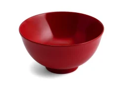 ORYOKI Holzschalen|Lacquerware*Urushi Reisschale Kenro L, rot