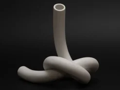 ORYOKI Japanische Vasen*Vase Porzellan MUSUBU L, weiß