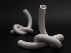 ORYOKI Japanische Vasen*Vase Porzellan MUSUBU L, weiß