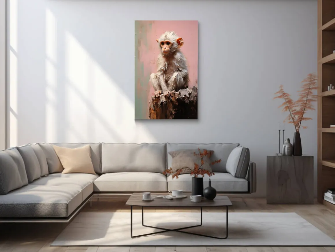 ORYOKI Wandbilder*Wandbild Dobutsu #3, japanische Tiere, farbig 2:3