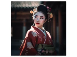 ORYOKI Wandbilder*Wandbild Geisha #1, farbig, 1:1