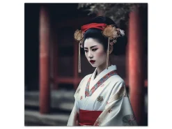 ORYOKI Wandbilder*Wandbild Geisha #2, farbig, 1:1