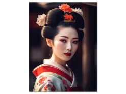 ORYOKI Wandbilder*Wandbild Geisha #4, farbig, 3:4
