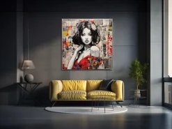 ORYOKI Wandbilder*Wandbild Nihon no Pop Art #1, farbig 1:1