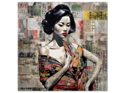 ORYOKI Wandbilder*Wandbild Nihon no Pop Art #3, farbig 1:1