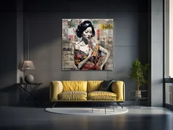 ORYOKI Wandbilder*Wandbild Nihon no Pop Art #3, farbig 1:1