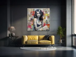 ORYOKI Wandbilder*Wandbild Nihon no Pop Art #4, farbig 1:1