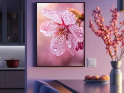 ORYOKI Wandbilder*Wandbild Sakura #3, farbig 3:4