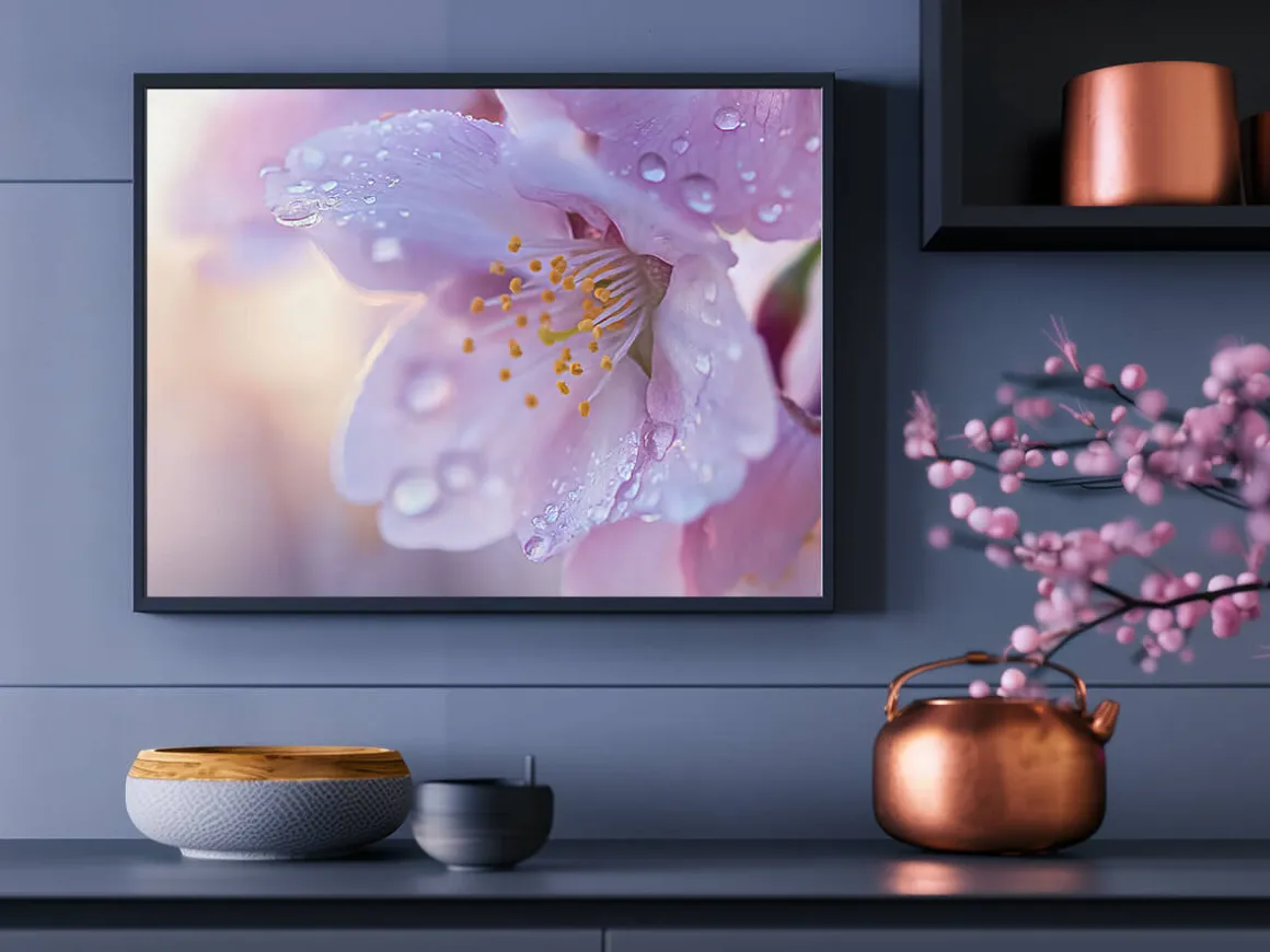 ORYOKI Wandbilder*Wandbild Sakura #4, farbig 4:3