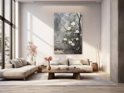 ORYOKI Wandbilder*Wandbild Wabi Sabi #4, japanischer Garten, farbig 2:3