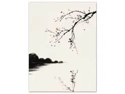ORYOKI Wandbilder*Wandbild Wabi Sabi Sakura #1, farbig 3:4