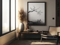 ORYOKI Wandbilder*Wandbild Wabi Sabi Sakura #4, farbig 3:4