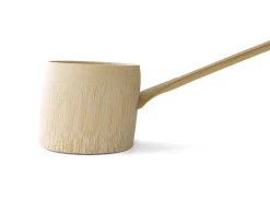 ORYOKI Matcha Besen Und Löffel*Wasserschöpfkelle, Hishaku Takayama, weißer Bambus