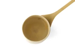 ORYOKI Matcha Besen Und Löffel*Wasserschöpfkelle, Hishaku Takayama, weißer Bambus